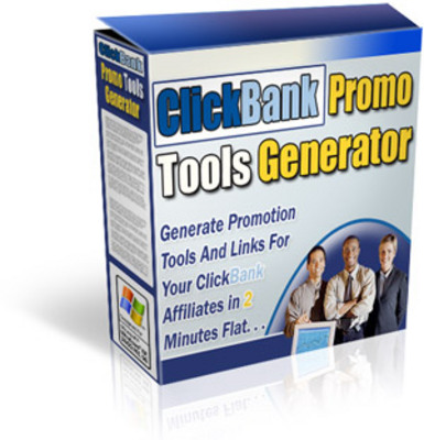 Product picture New! Clickbank Promo Tools Generator